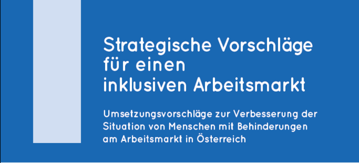 Stategische Vorschläge für einen inklusiven Arbeitsmarkt